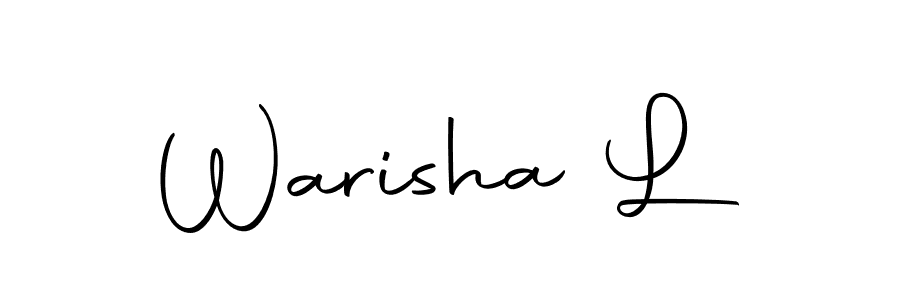 Check out images of Autograph of Warisha L name. Actor Warisha L Signature Style. Autography-DOLnW is a professional sign style online. Warisha L signature style 10 images and pictures png