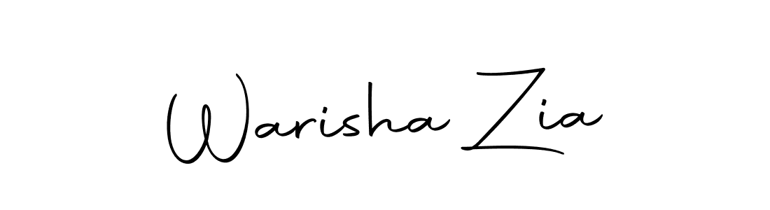 Also we have Warisha Zia name is the best signature style. Create professional handwritten signature collection using Autography-DOLnW autograph style. Warisha Zia signature style 10 images and pictures png