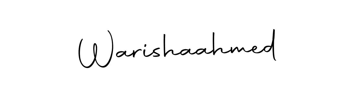 The best way (Autography-DOLnW) to make a short signature is to pick only two or three words in your name. The name Warishaahmed include a total of six letters. For converting this name. Warishaahmed signature style 10 images and pictures png