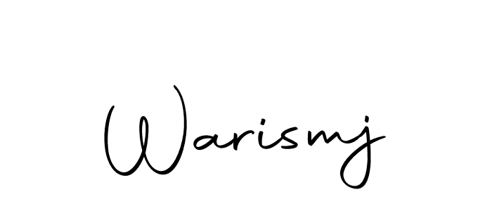 Make a beautiful signature design for name Warismj. Use this online signature maker to create a handwritten signature for free. Warismj signature style 10 images and pictures png