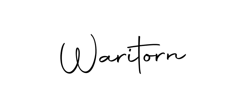 You should practise on your own different ways (Autography-DOLnW) to write your name (Waritorn) in signature. don't let someone else do it for you. Waritorn signature style 10 images and pictures png