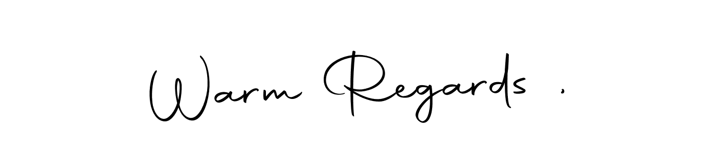 Here are the top 10 professional signature styles for the name Warm Regards ,. These are the best autograph styles you can use for your name. Warm Regards , signature style 10 images and pictures png