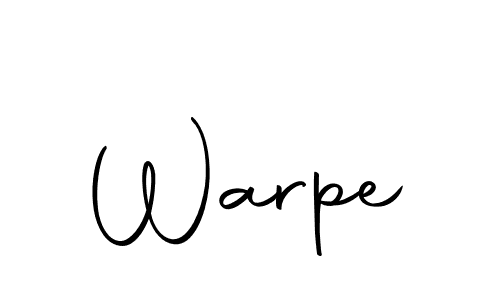 You can use this online signature creator to create a handwritten signature for the name Warpe. This is the best online autograph maker. Warpe signature style 10 images and pictures png