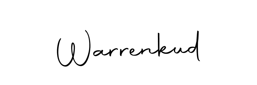 Make a beautiful signature design for name Warrenkud. With this signature (Autography-DOLnW) style, you can create a handwritten signature for free. Warrenkud signature style 10 images and pictures png