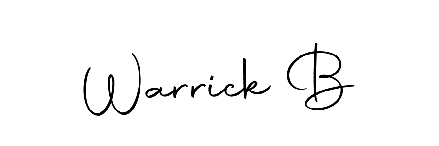 This is the best signature style for the Warrick B name. Also you like these signature font (Autography-DOLnW). Mix name signature. Warrick B signature style 10 images and pictures png