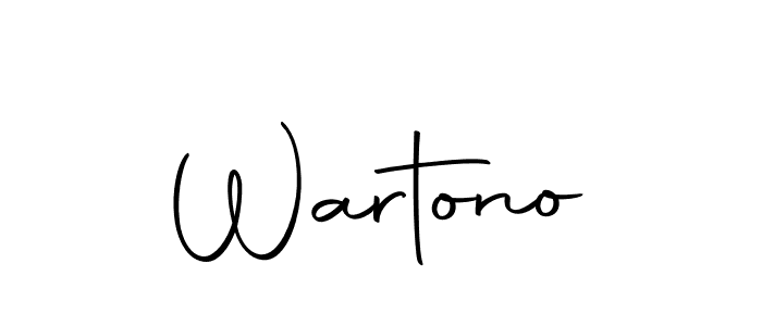 How to make Wartono name signature. Use Autography-DOLnW style for creating short signs online. This is the latest handwritten sign. Wartono signature style 10 images and pictures png