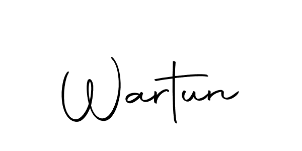 How to make Wartun name signature. Use Autography-DOLnW style for creating short signs online. This is the latest handwritten sign. Wartun signature style 10 images and pictures png