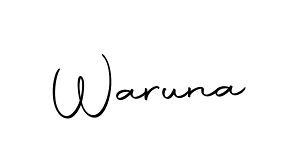 if you are searching for the best signature style for your name Waruna. so please give up your signature search. here we have designed multiple signature styles  using Autography-DOLnW. Waruna signature style 10 images and pictures png