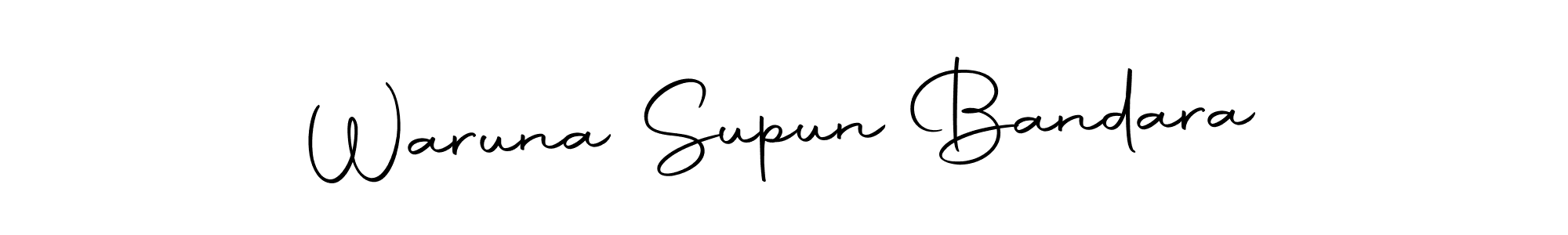 Also we have Waruna Supun Bandara name is the best signature style. Create professional handwritten signature collection using Autography-DOLnW autograph style. Waruna Supun Bandara signature style 10 images and pictures png