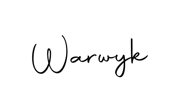 Use a signature maker to create a handwritten signature online. With this signature software, you can design (Autography-DOLnW) your own signature for name Warwyk. Warwyk signature style 10 images and pictures png