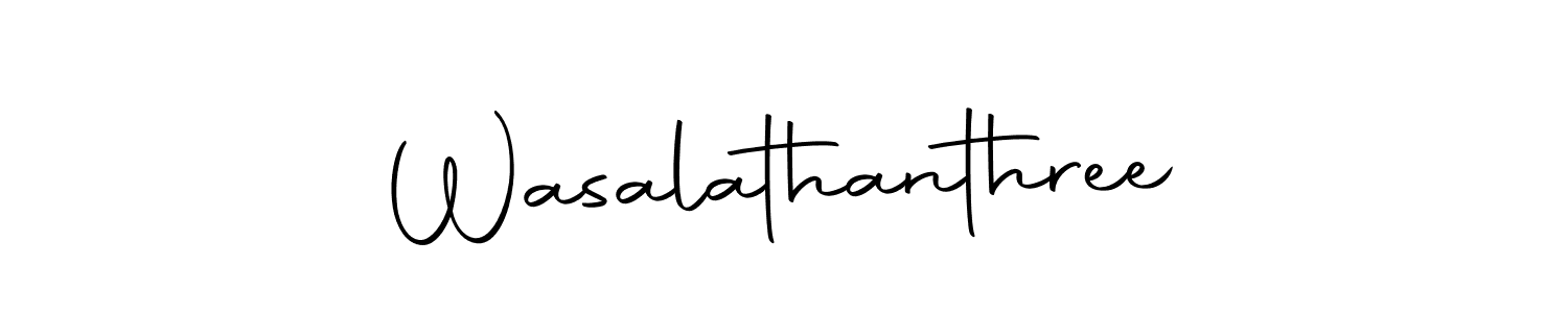 Use a signature maker to create a handwritten signature online. With this signature software, you can design (Autography-DOLnW) your own signature for name Wasalathanthree. Wasalathanthree signature style 10 images and pictures png