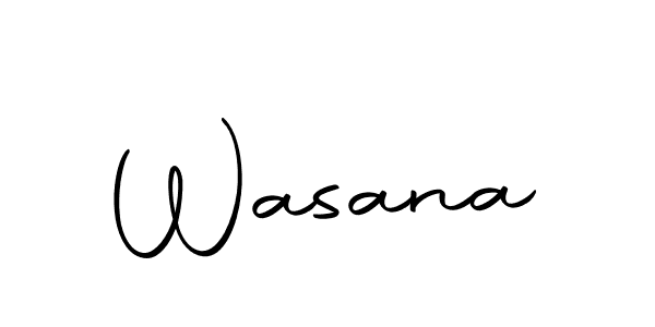 Use a signature maker to create a handwritten signature online. With this signature software, you can design (Autography-DOLnW) your own signature for name Wasana. Wasana signature style 10 images and pictures png