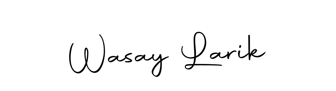 How to Draw Wasay Larik signature style? Autography-DOLnW is a latest design signature styles for name Wasay Larik. Wasay Larik signature style 10 images and pictures png