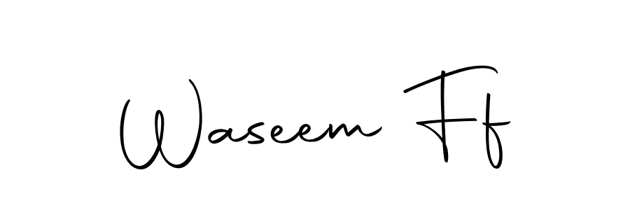 Waseem Ff stylish signature style. Best Handwritten Sign (Autography-DOLnW) for my name. Handwritten Signature Collection Ideas for my name Waseem Ff. Waseem Ff signature style 10 images and pictures png