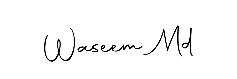 This is the best signature style for the Waseem Md name. Also you like these signature font (Autography-DOLnW). Mix name signature. Waseem Md signature style 10 images and pictures png