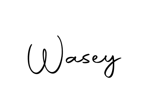 if you are searching for the best signature style for your name Wasey. so please give up your signature search. here we have designed multiple signature styles  using Autography-DOLnW. Wasey signature style 10 images and pictures png