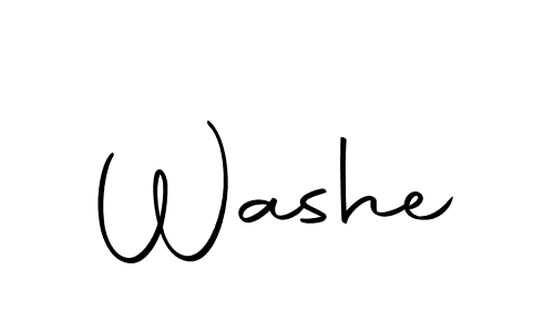 Make a beautiful signature design for name Washe. Use this online signature maker to create a handwritten signature for free. Washe signature style 10 images and pictures png