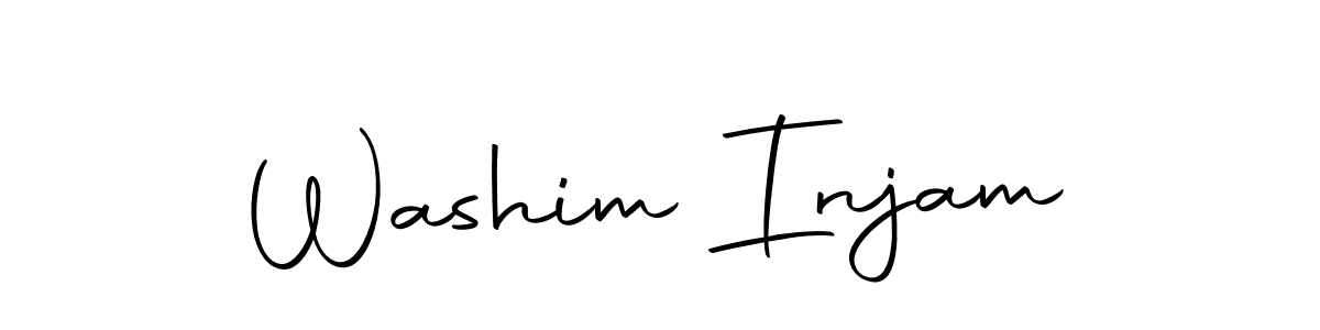 Once you've used our free online signature maker to create your best signature Autography-DOLnW style, it's time to enjoy all of the benefits that Washim Injam name signing documents. Washim Injam signature style 10 images and pictures png