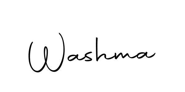 How to make Washma signature? Autography-DOLnW is a professional autograph style. Create handwritten signature for Washma name. Washma signature style 10 images and pictures png