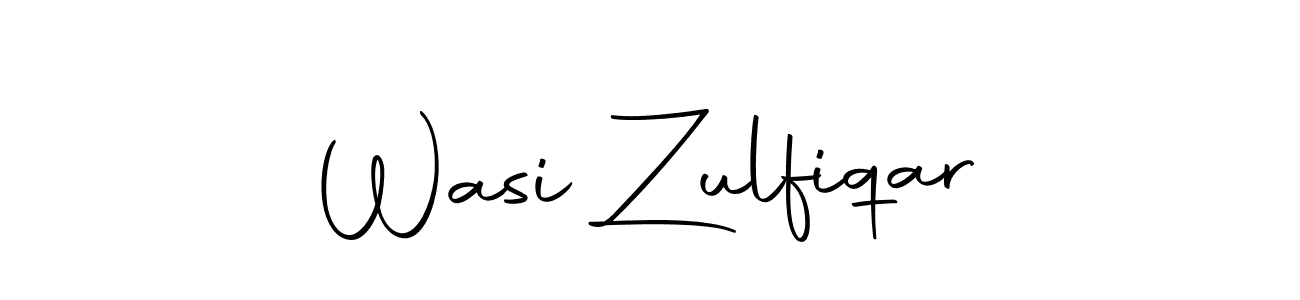 You should practise on your own different ways (Autography-DOLnW) to write your name (Wasi Zulfiqar) in signature. don't let someone else do it for you. Wasi Zulfiqar signature style 10 images and pictures png