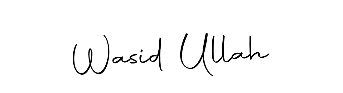 Create a beautiful signature design for name Wasid Ullah. With this signature (Autography-DOLnW) fonts, you can make a handwritten signature for free. Wasid Ullah signature style 10 images and pictures png