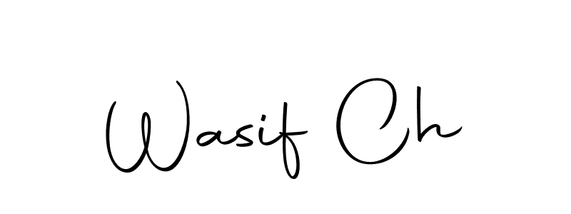 Wasif Ch stylish signature style. Best Handwritten Sign (Autography-DOLnW) for my name. Handwritten Signature Collection Ideas for my name Wasif Ch. Wasif Ch signature style 10 images and pictures png