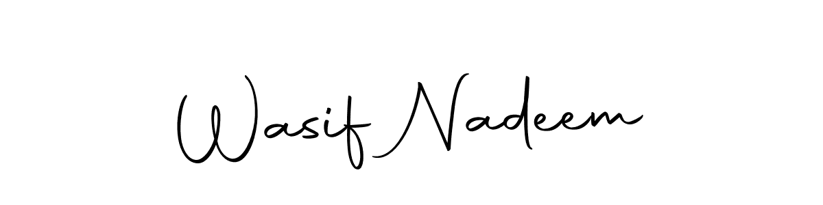 Make a short Wasif Nadeem signature style. Manage your documents anywhere anytime using Autography-DOLnW. Create and add eSignatures, submit forms, share and send files easily. Wasif Nadeem signature style 10 images and pictures png
