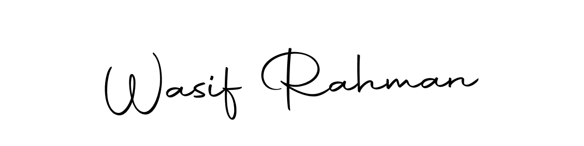 Use a signature maker to create a handwritten signature online. With this signature software, you can design (Autography-DOLnW) your own signature for name Wasif Rahman. Wasif Rahman signature style 10 images and pictures png