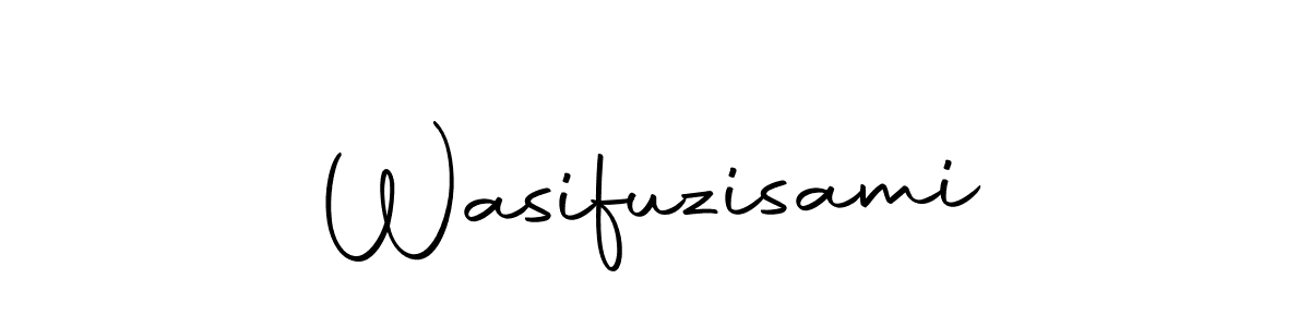 Use a signature maker to create a handwritten signature online. With this signature software, you can design (Autography-DOLnW) your own signature for name Wasifuzisami. Wasifuzisami signature style 10 images and pictures png