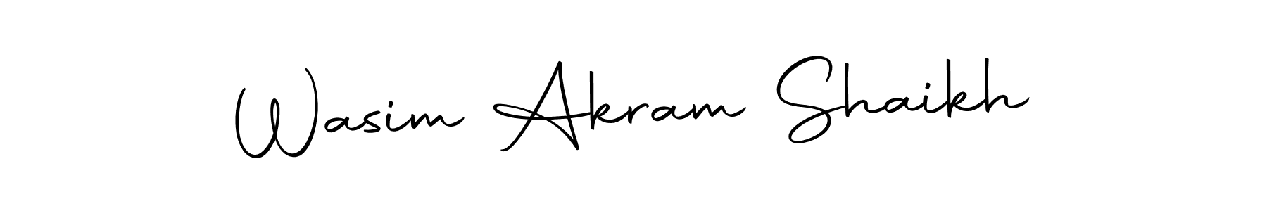if you are searching for the best signature style for your name Wasim Akram Shaikh. so please give up your signature search. here we have designed multiple signature styles  using Autography-DOLnW. Wasim Akram Shaikh signature style 10 images and pictures png