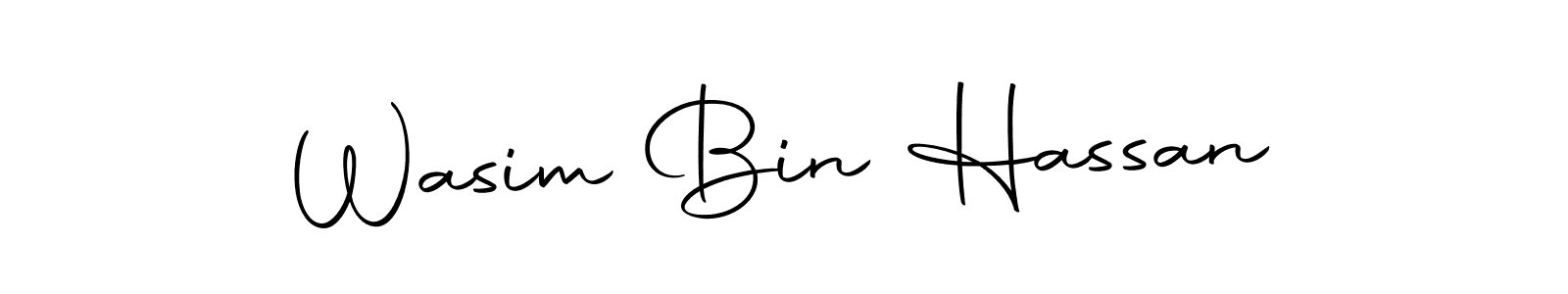 The best way (Autography-DOLnW) to make a short signature is to pick only two or three words in your name. The name Wasim Bin Hassan include a total of six letters. For converting this name. Wasim Bin Hassan signature style 10 images and pictures png