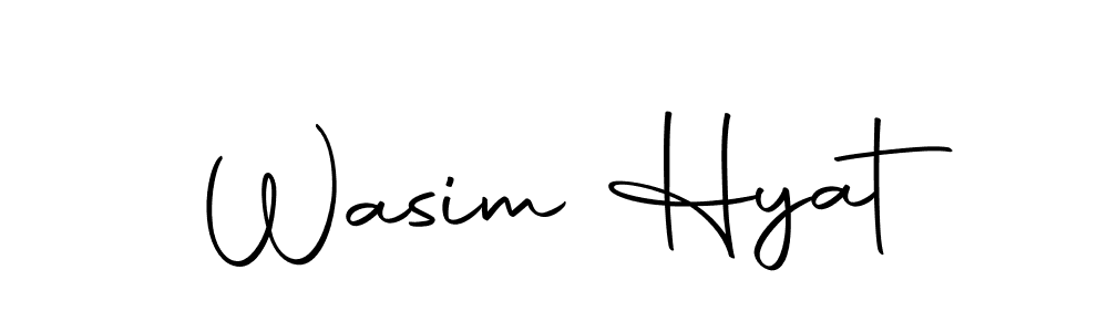 Wasim Hyat stylish signature style. Best Handwritten Sign (Autography-DOLnW) for my name. Handwritten Signature Collection Ideas for my name Wasim Hyat. Wasim Hyat signature style 10 images and pictures png