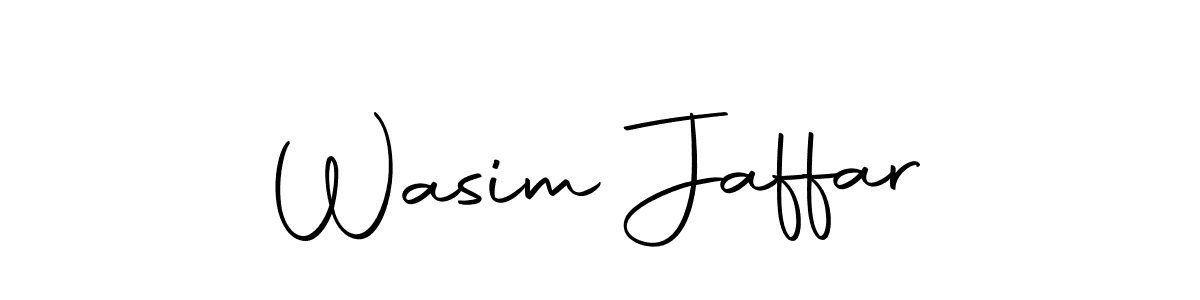 Use a signature maker to create a handwritten signature online. With this signature software, you can design (Autography-DOLnW) your own signature for name Wasim Jaffar. Wasim Jaffar signature style 10 images and pictures png