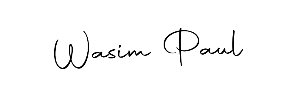 if you are searching for the best signature style for your name Wasim Paul. so please give up your signature search. here we have designed multiple signature styles  using Autography-DOLnW. Wasim Paul signature style 10 images and pictures png