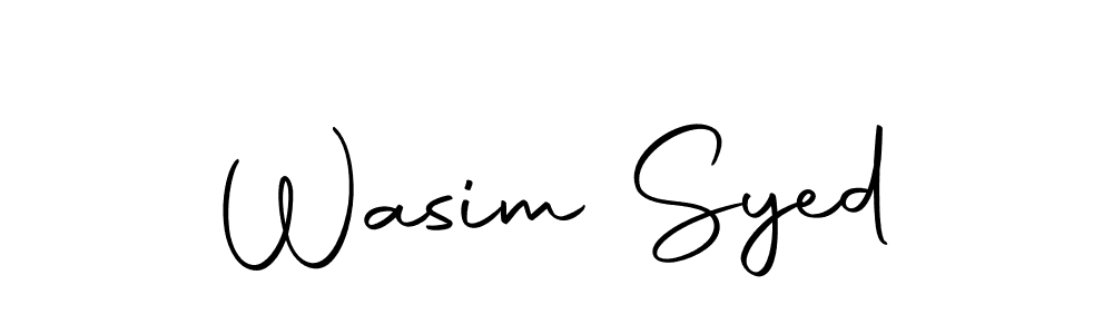 The best way (Autography-DOLnW) to make a short signature is to pick only two or three words in your name. The name Wasim Syed include a total of six letters. For converting this name. Wasim Syed signature style 10 images and pictures png