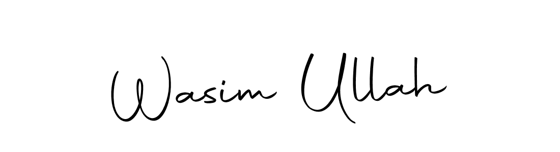 Create a beautiful signature design for name Wasim Ullah. With this signature (Autography-DOLnW) fonts, you can make a handwritten signature for free. Wasim Ullah signature style 10 images and pictures png