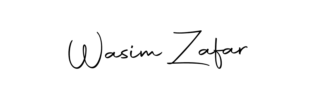 Make a beautiful signature design for name Wasim Zafar. With this signature (Autography-DOLnW) style, you can create a handwritten signature for free. Wasim Zafar signature style 10 images and pictures png