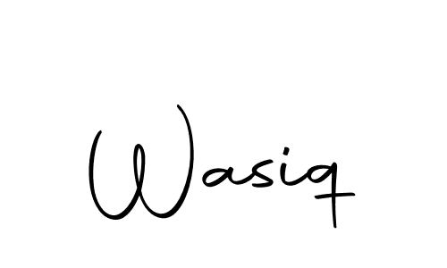 How to make Wasiq name signature. Use Autography-DOLnW style for creating short signs online. This is the latest handwritten sign. Wasiq signature style 10 images and pictures png