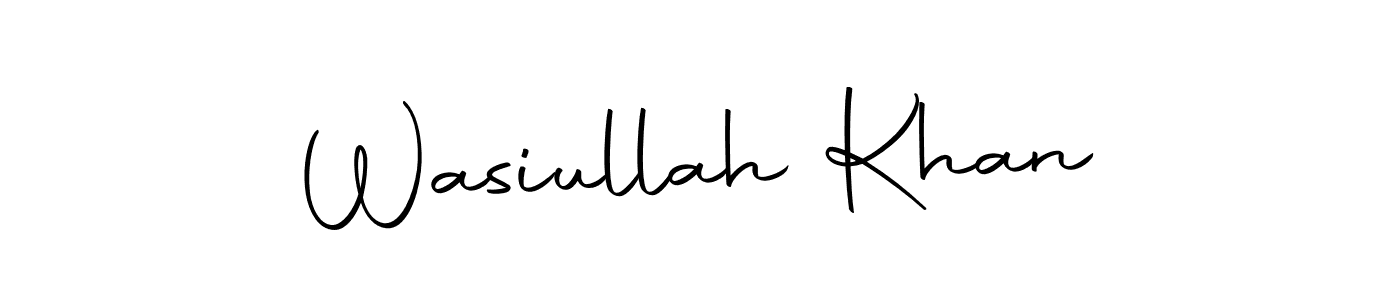 You should practise on your own different ways (Autography-DOLnW) to write your name (Wasiullah Khan) in signature. don't let someone else do it for you. Wasiullah Khan signature style 10 images and pictures png