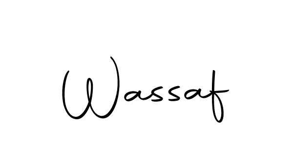 Use a signature maker to create a handwritten signature online. With this signature software, you can design (Autography-DOLnW) your own signature for name Wassaf. Wassaf signature style 10 images and pictures png