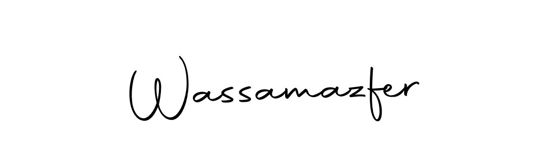 Make a beautiful signature design for name Wassamazfer. With this signature (Autography-DOLnW) style, you can create a handwritten signature for free. Wassamazfer signature style 10 images and pictures png