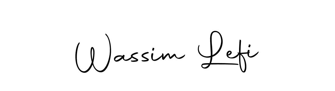 Also we have Wassim Lefi name is the best signature style. Create professional handwritten signature collection using Autography-DOLnW autograph style. Wassim Lefi signature style 10 images and pictures png