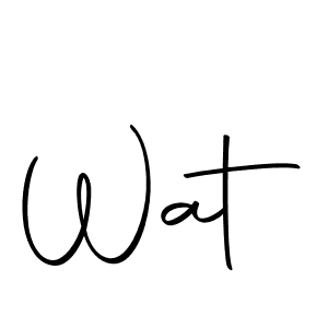 You can use this online signature creator to create a handwritten signature for the name Wat. This is the best online autograph maker. Wat signature style 10 images and pictures png