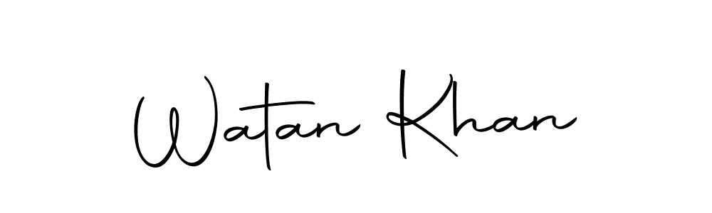 Create a beautiful signature design for name Watan Khan. With this signature (Autography-DOLnW) fonts, you can make a handwritten signature for free. Watan Khan signature style 10 images and pictures png