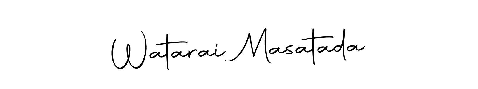 Make a beautiful signature design for name Watarai Masatada. With this signature (Autography-DOLnW) style, you can create a handwritten signature for free. Watarai Masatada signature style 10 images and pictures png