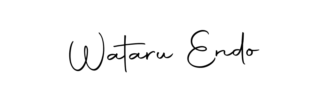 Create a beautiful signature design for name Wataru Endo. With this signature (Autography-DOLnW) fonts, you can make a handwritten signature for free. Wataru Endo signature style 10 images and pictures png