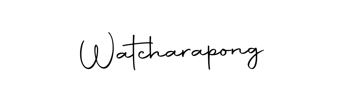 Also we have Watcharapong name is the best signature style. Create professional handwritten signature collection using Autography-DOLnW autograph style. Watcharapong signature style 10 images and pictures png