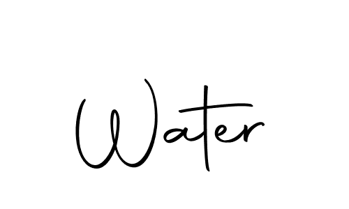 Create a beautiful signature design for name Water. With this signature (Autography-DOLnW) fonts, you can make a handwritten signature for free. Water signature style 10 images and pictures png