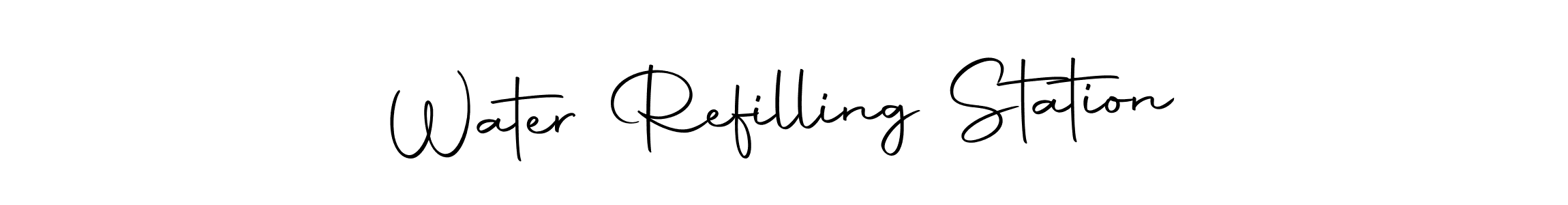 Make a beautiful signature design for name Water Refilling Station. With this signature (Autography-DOLnW) style, you can create a handwritten signature for free. Water Refilling Station signature style 10 images and pictures png