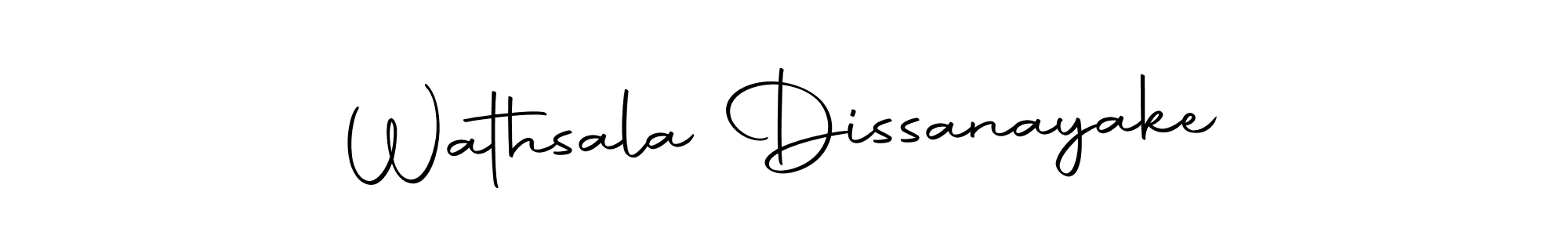 Make a beautiful signature design for name Wathsala Dissanayake. With this signature (Autography-DOLnW) style, you can create a handwritten signature for free. Wathsala Dissanayake signature style 10 images and pictures png